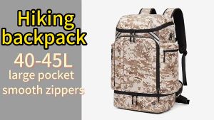 กระเป๋าเป้ กระเป๋าเป้สะพายหลัง กระเป๋าเป้ลายพรางสำหรับการเดินทางเดินป่า Backpack กระเป๋าเดินทางความจุขนาดใหญ่ ยูนิเซ็กส์