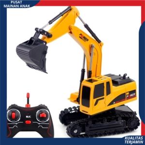 Mobil Remote Control Exsavator Mainan Traktor Excavator Mobilan Escafator Remot Kontrol Exkavator Rc car Exavator Baterai Cas Charger mainan kontruksi anak promo termurah