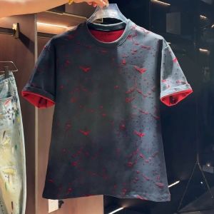 Áo Thun Nam Tay Ngắn Mùa Hè 2025 Thời Trang Cotton Dáng Ôm Cổ Tròn Thiết Kế Nứt Nẻ Thời Trang Đa Năng Cho Cặp Đôi