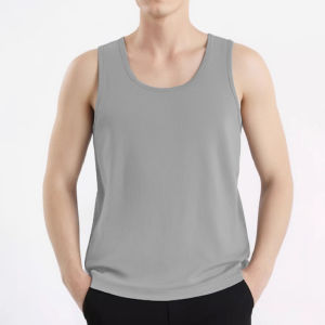 SAUNDU | Ice Silk Cooling Quick Drying Tank Top Men Summer White