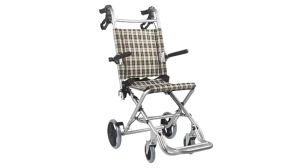 [Same-Day Delivery] Aluminium Ultralight Travelling Wheelchair (Free Carry Bag) – 14 inches
