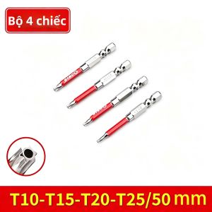 HONGQISHI | Bộ Đầu Vít Lục Giác Từ Tính Cường Độ Cao