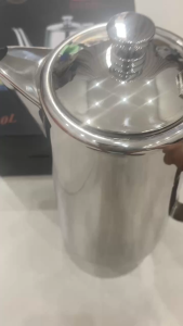 [HCM]Bình Đựng Rót Nước inox 304 Loại Dày Mỏ Ngắn 2 Lít