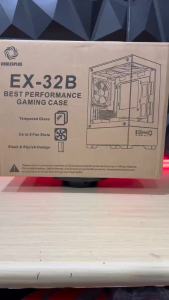 Vỏ Máy Tính - Case CoolerPlus CPC-EX32B/ CPC-EX32W Kèm 1 Fan/ 3 Fan/ 5 Fan - Hàng Chính Hãng