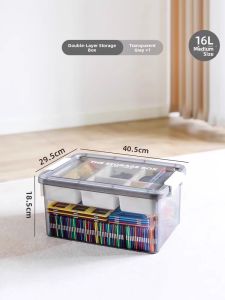 Citylong | Clear LEGO Block Storage Sorting Box