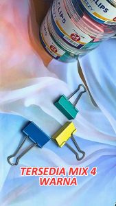 Binder Clip/Penjepit Kertas Squeezy Warna  NO155 | NO.200 | NO.260