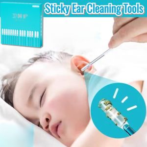 Sticky Ear Cleaning Tools Ear Bar Self-Adhesive Ear Stick Cotton Swab Cleaning Ear Picking