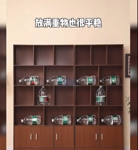 ตู้หนังสือ ชั้นวางหนังสือ ตู้เก็บของ ตู้โชว์ วางของอเนกประสงค์ วัสดุไม้ MDF คุณภาพดี แข็งแรง รับน้ำหนักได้เยอะ หลังตู้ปิดทึบ