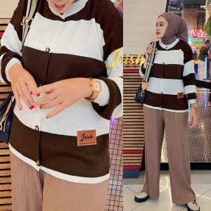 SETELAN MODE FELICIA SET BLACK TERBARU BY IRISH LABEL