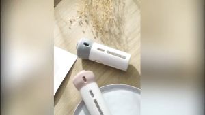 4 in 1 Travel Bottle Dispenser Shampoo Lotion Gel Set Leak-proof Travel Containers Bottles (Grey) Keimav