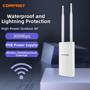 Comfast | High Power Outdoor Router 1200M AP Full Coverage 5G Base Station POE