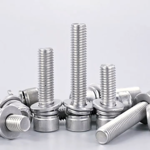 Bộ 2-10 Bulong ren với đầu lục giác ẩn bằng inox 304 có long đen phẳng và kênh M4-M6-M8-M10 tùy chọn