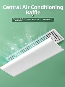 Wind Redirecting Air Conditioner Baffle