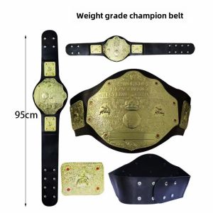 Wrestling Heavyweight Gold Belt Boxing Fighter Championship Belt Senna Memorial Collectible Figure WWE Championship Belt