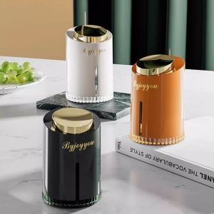 Hộp Đựng Tăm GIANXI Loại Ép Nhựa Thân Thiện Với Môi Trường Hộp Đựng Tăm Thiết Kế Chia Đôi Cổ Điển Để Lưu Trữ Tại Nhà