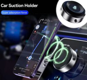 20240904 15W Car Mount Magnetic Wireless Charging Mobile Phone Holder For IPhone15 14 Android Universal Vacuum Adsorption Stable Bracket