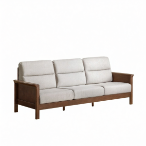 WEISHA | Vintage Straight-Row Modern Simple Living Room Sofa 3-Seater