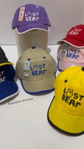 Topi bayi bordir last bear beruang model kekinian topi anak perempuan dan laki laki lucu
