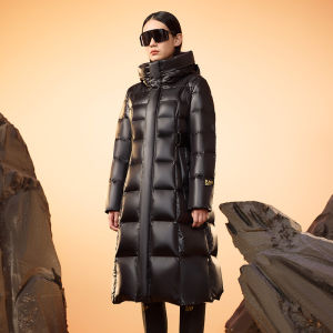 Guvet | Stylish Women Long Slim Fitting New Thick Down Jacket