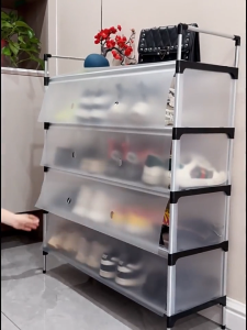 Cross Whale Multi-Layer Dust-proof Shoe Rack Home Entryway Shoe Cabinet Simple Shoe Rack Corridor & Dormitory Use Storage Outdoor 多層防塵鞋架
