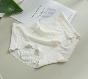 Plus Size Plus Size Ladies Modal Young Adult Underwear 100.00Kg Pure Cotton Gear Antibacterial Seamless Mid Waist Classic Panties