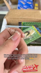 THOR Alat Isian Angin Ban Jepit Kuningan 1/4\" Tire Chuck Clip Brass