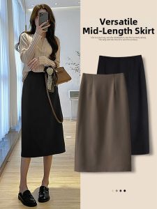 Fashionable Elegant Stylish Age-defying Winter A-line Tweed Skirt