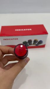 ไฟล็อตแลมป์ ไพล็อตแลมป์ สีแดง AC220V PILOT LAMP INDICATOR / KINGTEC (ราคาต่อ 1 ตัว)