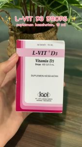 L-VIT D3 DROPS 15ML/MEMELIHARA IMUN TUBUH/VITAMIN D/SUPLEMEN VITAMIN ANAK