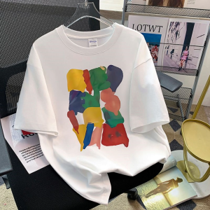 T-Shirt Wanita Lengan Pendek Motif Kartun Kreatif - Katun Tipis Bernapas Premium  Desain Oversize Slim Fit Kerah Bundar  Tren Musim Panas 2025  Baju Santai Gaya Korea Jepang Kekinian  Gaya Amerika Streetwear  Ukuran Besar  Nyaman & Manis  Tops