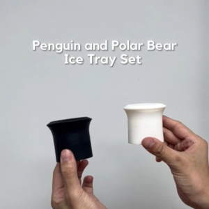 HippoMart Premium Ice Age Polar Bear & Penguin Ice Cube Maker | Ice Cube Mould | Ice Cube Tray | Ice Cube