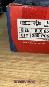 Wilson Dynabolt 8x65 Baut Beton / Baut Tanam Tembok 8X65 PER BOX