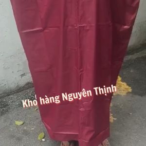Áo mưa Bít vải dù cao cấp ( Không xẻ tà) 1m4 Siêu bền - chống thấm nước dành cho 1 người