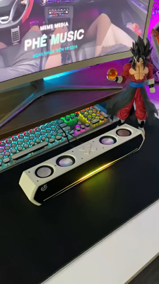 Loa Máy Tính Gaming Soundbar Bluetooth Để Bàn JK-1119 Led Rgb Loa Vi Tính Âm Thanh Hay Bass Cực Mạnh