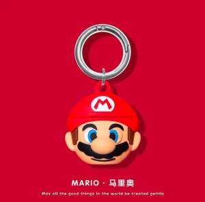 Air tag case holder protection shell airtag case protector anti lost Bluetooth tracker case Keychain Washable and waterproof cartoon kitty labubu mickey Oreo milk tea Donut