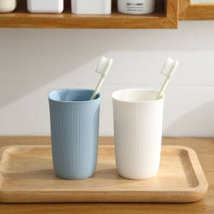 Creative Morning Toothbrush Cup Set Couple Washing Mouth Cup Drinking Water Cup Home Dental Care Tool Plastic Bathroom Accessories