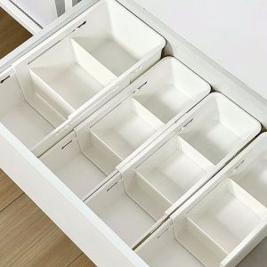 Adjustable Partition Organizer Makeup Drawer Box