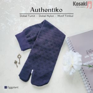 Kaos Kaki Muslimah Jempol Motif KOSAKI AUTHENTIKO Dobel Tumit Kaos Kaki Premium