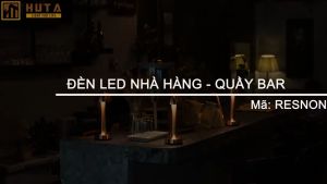 Đèn decor bàn ăn HUTA Light For Life RESNON cảm ứng  điều chỉnh độ sáng ba màu ánh sáng bảo hành 18 tháng