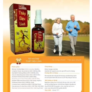 Xịt Xoa Bóp Thấp Diệu Linh 50ml DK Pharma – Xịt Massage Vai Gáy Lưng Tay Chân Tiện Dùng Trong Gia Đình
