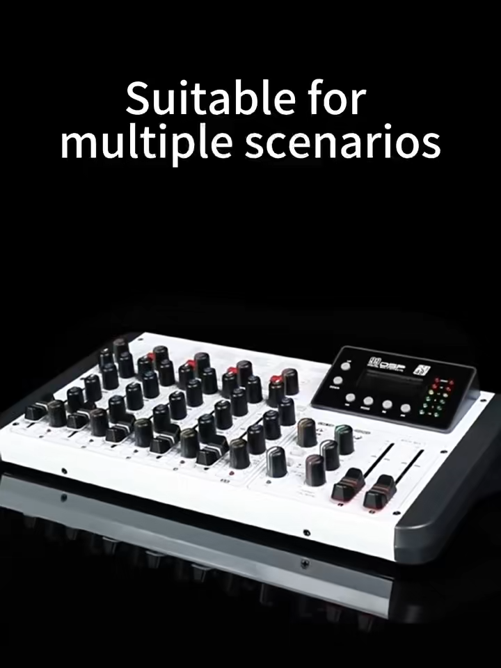 PADON EA-8 Professional 8-way mixer outdoor k-song live broadcast 99 kinds of reverb effect DSP