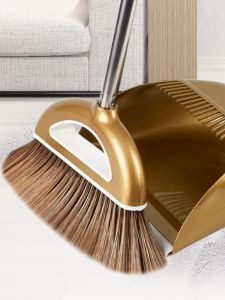 Soft Bristle Broom And Dustpan Set Household Cleaning Tool Sweeping Combination Dustpan And Sweeper Combo Plastic Broom