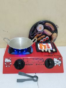 terlaris mainan masakan kompor mainan full set