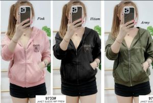 JAKET SUEDE KUPLUK POLOS SLATING WANITA BOMBER SLIMFIT PREMIUM IMPORT MODEL KOREA-GEMBUL FASHION
