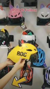 Mũ bảo hiểm xe đạp thể thao ROC R16 R18- Kính hít - Đuôi nhọn - Siêu nhẹ - Chính hãng- Bảo hành 12 tháng Nam nữ thời trang.