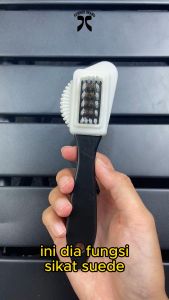 Sikat Sepatu Suede Nubuck Brush Suede 3 Sisi