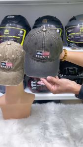 Mũ Lưỡi Trai Kaki Thêu Cờ Mỹ Cao CấpFrom Chuẩn Lòng Sâu.