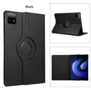 360 Rotation Tablet Cover for Xiaomi Pad 6S Pro 12.4 inch 2024 PU Leather Stand Funda for Xiaomi Mi Pad 6S Pro 12.4 Cover