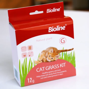 Bioline Cat Grass Pet Grass Kit / Self Grow Kit Set Hairball Control Rumput Kucing 12G