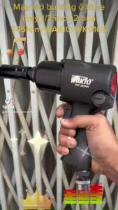 WAKIO WK9105 /Máy mở bu lông ô tôxe máy siêu khỏe 1/2 inch 2 búa 745N.m